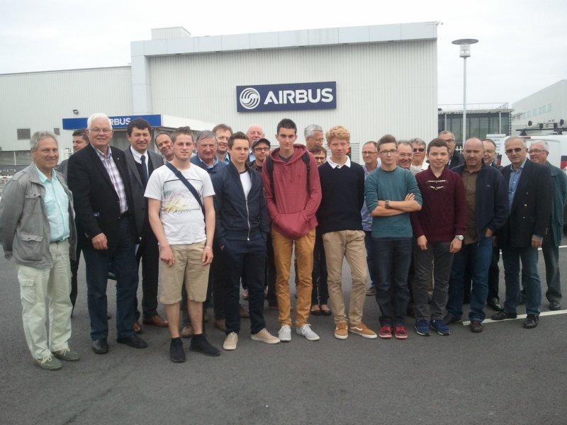 Concours les Ailes de l&rsquo;Avenir Visite des Usines AIRBUS Nantes et St Nazaire